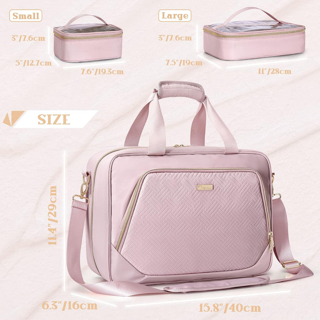 Professional Makeup Artist Bag, Large Makeup Organizer Travel Case