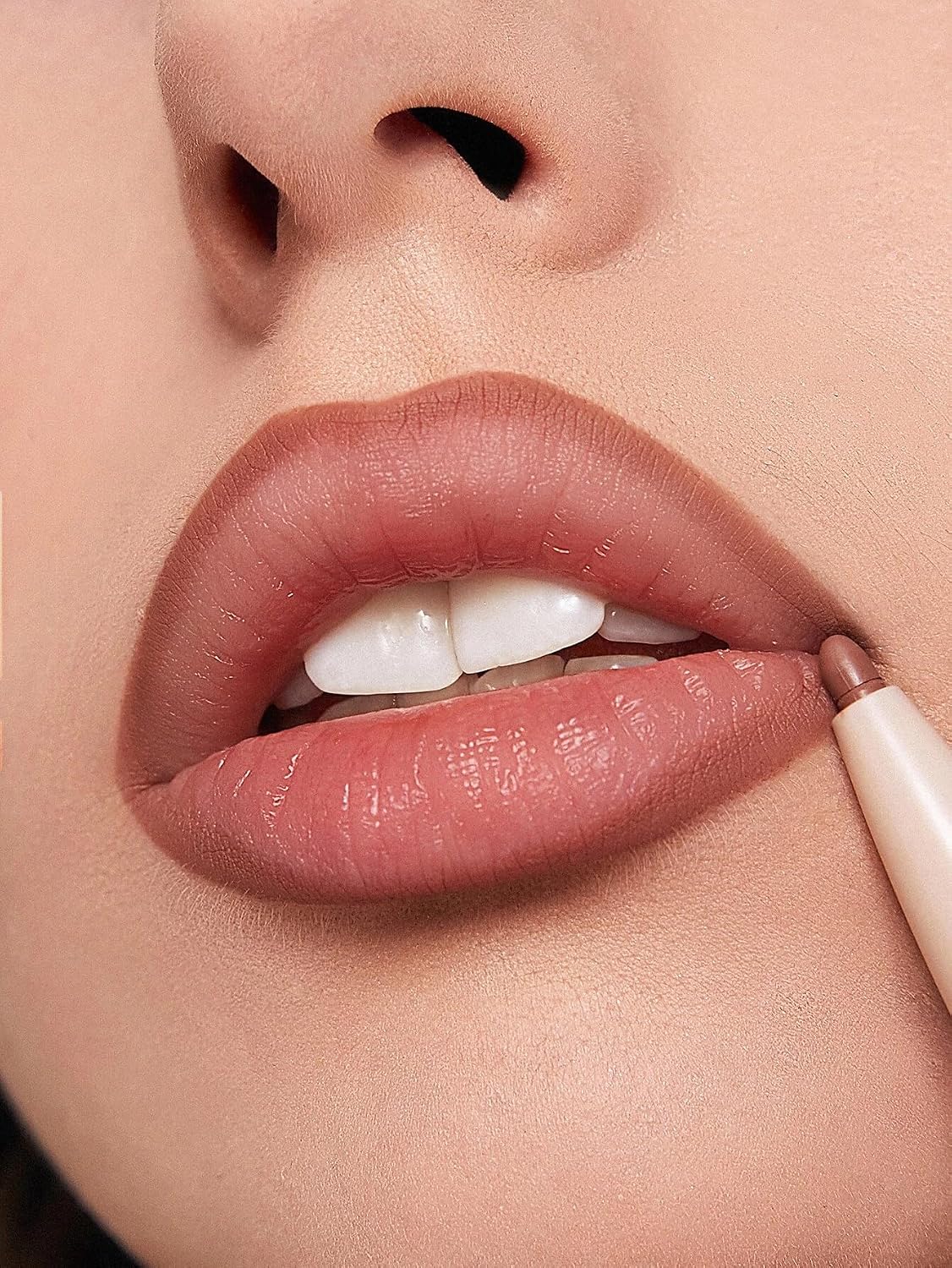 2 In 1 Matte Lip Liner and Long Lasting Lipstick Set Makeup - Soft Chai