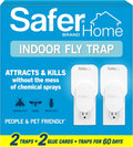 Home Flying Insect Trap, Plug-in Fruit Fly Trap for Indoors, 2-Pack | Flying Insect, Moth, & Gnat Trap, Fruit Fly