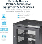 StarTech 9U Wall-Mount Cabinet, 19in, 4-Post, 18.9in Deep (RK920WALM)
