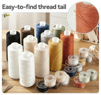 24pcs Sewing Thread Bobbins Kit Thread Weight 50S/3