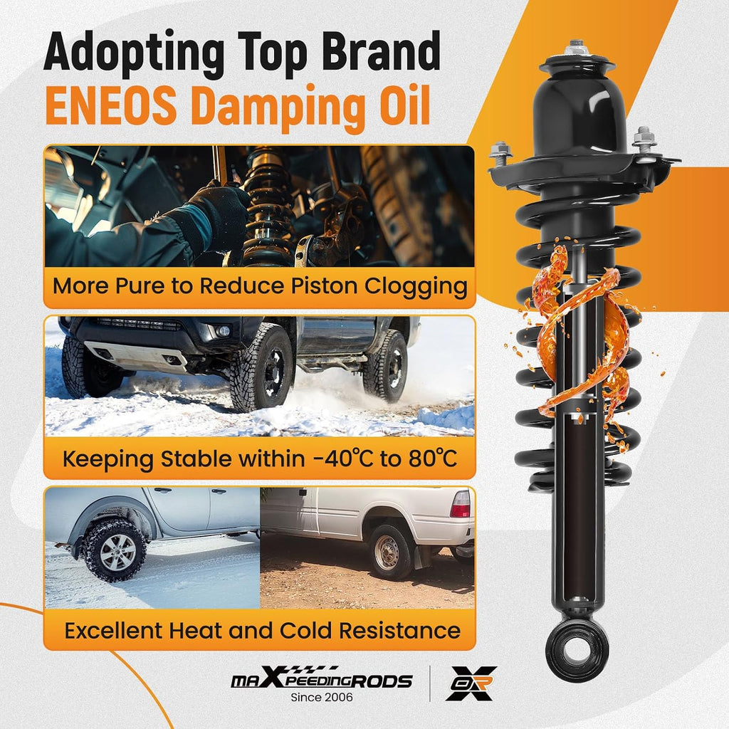 maXpeedingrods 2Pcs Rear Struts for Toyota Corolla 1.8L L4 2014-2019