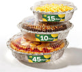 70-Pack, 9", 8" & 7" Mixed Sizes Round Aluminum Foil Pans with Lids
