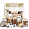 Gifts for Women, Birthday Gifts for Women, Bath and Body Gifts Set, Vanilla Coconut Spa Gift for Self Care,Thank you
