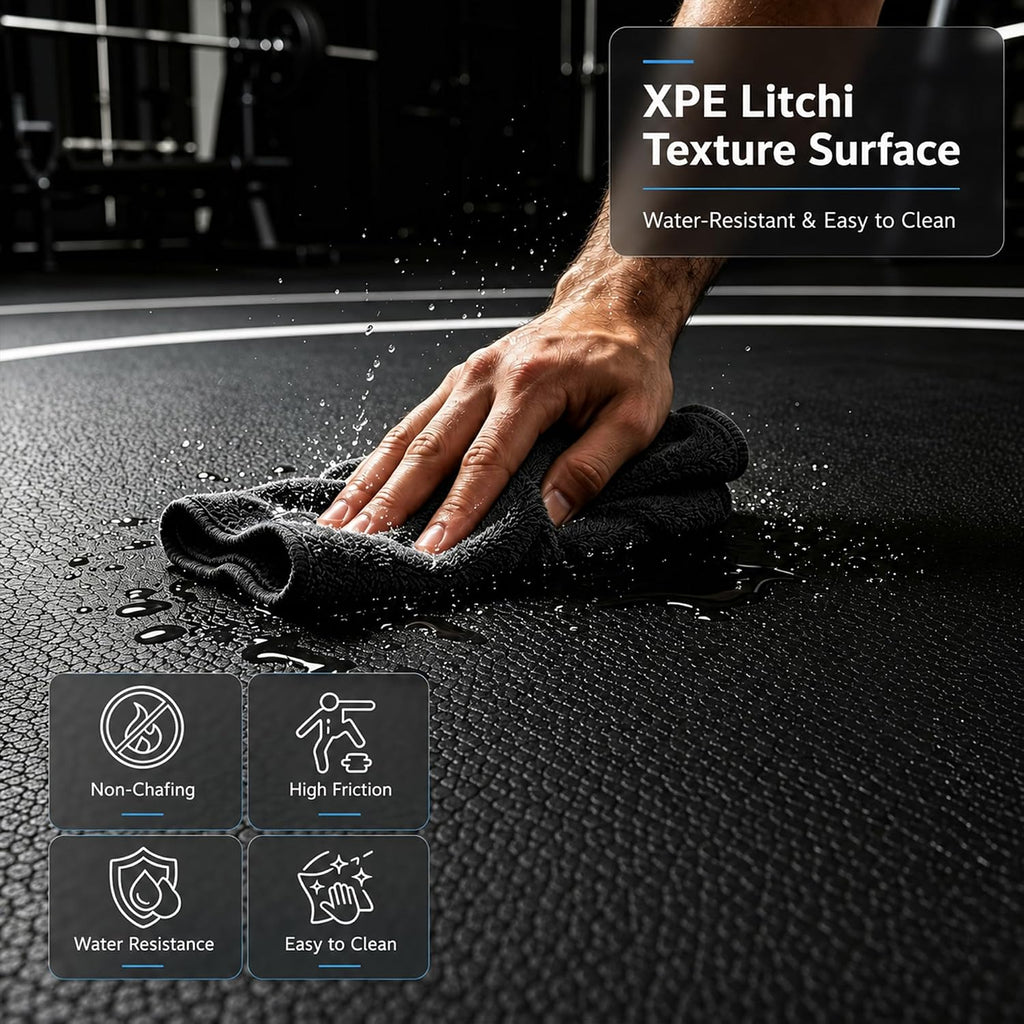Rollable Wrestling Mat, 1.2" XPE Foam Mats for BJJ Jiu Jitsu & Judo | High-Cushioning Support, Waterproof PVC