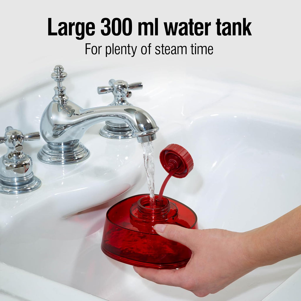 Handheld Garment Steamer for Clothes, 1600 Watts, 10" Cord | 20-Minute Steam Time, 300ml Water Tank, 2 Steam Modes