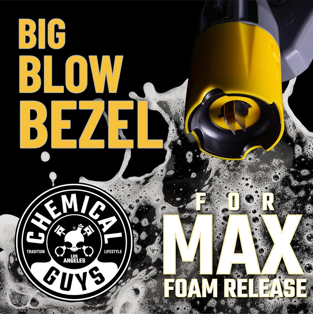 Big Mouth Foam Cannon & Blueberry Snow Foam Wash Soap Kit | Pressure-washer foam cannon paired with blueberry snow