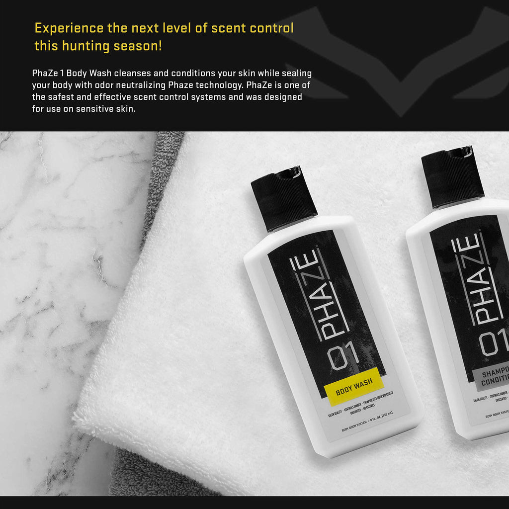 PhaZe 1 Body Wash - #1 Deer Hunter's Scent Elimination (FBA)