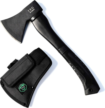 Camping Axe - Camping Hatchet with Sheath -Survival Throwing Axe - Survival Hatchets for Camping and Chopping Wood