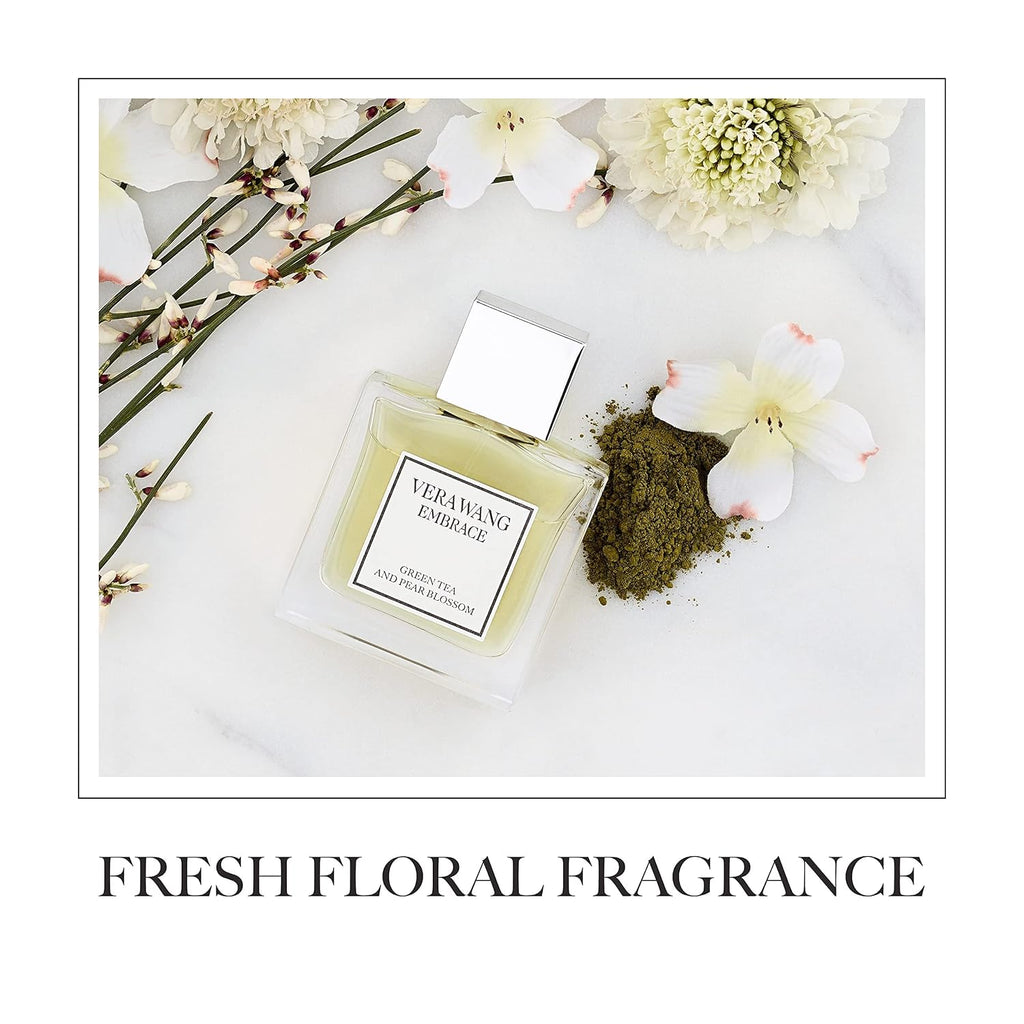 Embrace Green Tea and Pear Blossom Body Mist 8 fl oz (Pack of 1), Notes of Earthiness, Peony, and Sandalwood, Women's