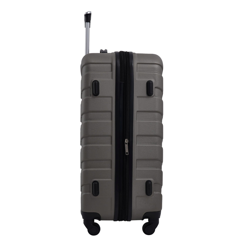4 Piece Miami Luggage and Packing Cubes Set, Desert Taupe