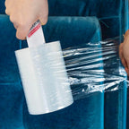 Clear Stretch Wrap Film with Handle, 5 in x 1000 Ft