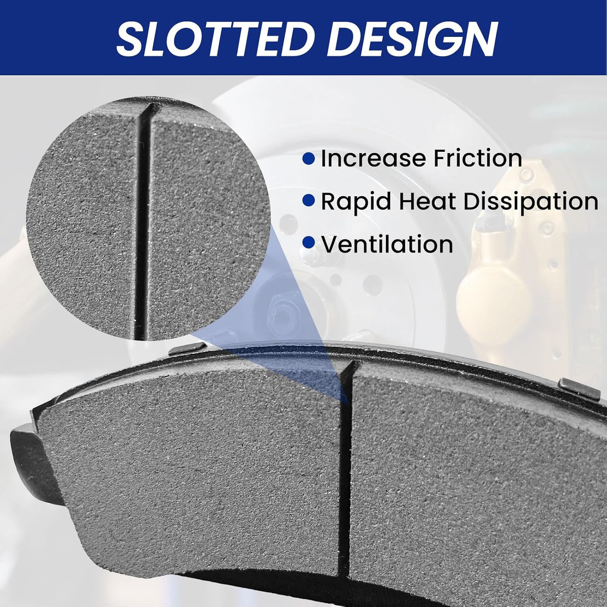 ACDelco 14D1367CH Brake Pad for Chevy Silverado 1500, Gmc, Cadillac