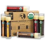 Organic Lip Balm - Moisturizing 6-Pack