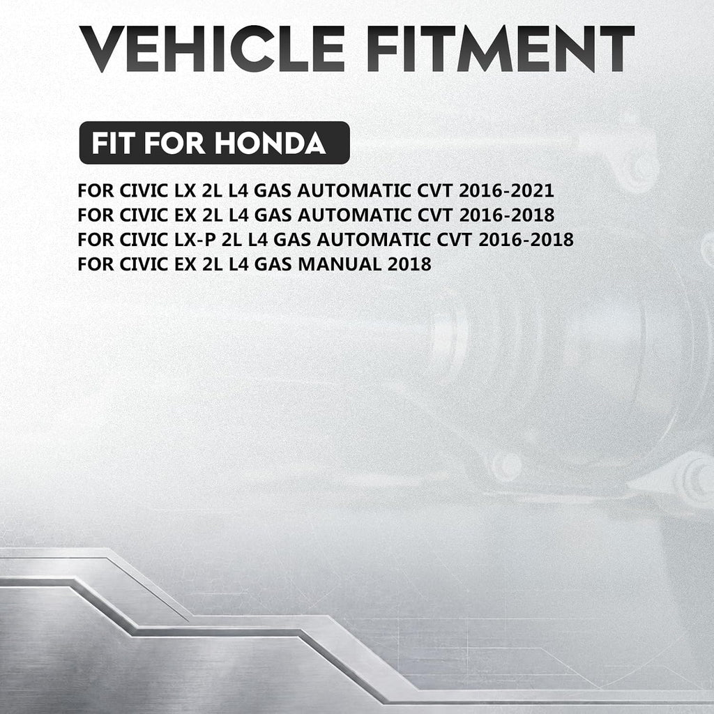 ILONPA NEW Left & Right Front CV Axle Shaft Assembly 2PCs CV Joint