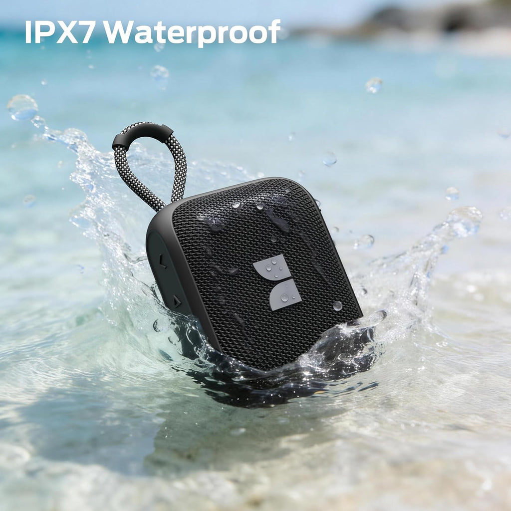 S520 Portable Speaker, IPX7 Waterproof Speakers Bluetooth Wireless, Bluetooth 6.0 Small Speaker, 12 Hours Battery