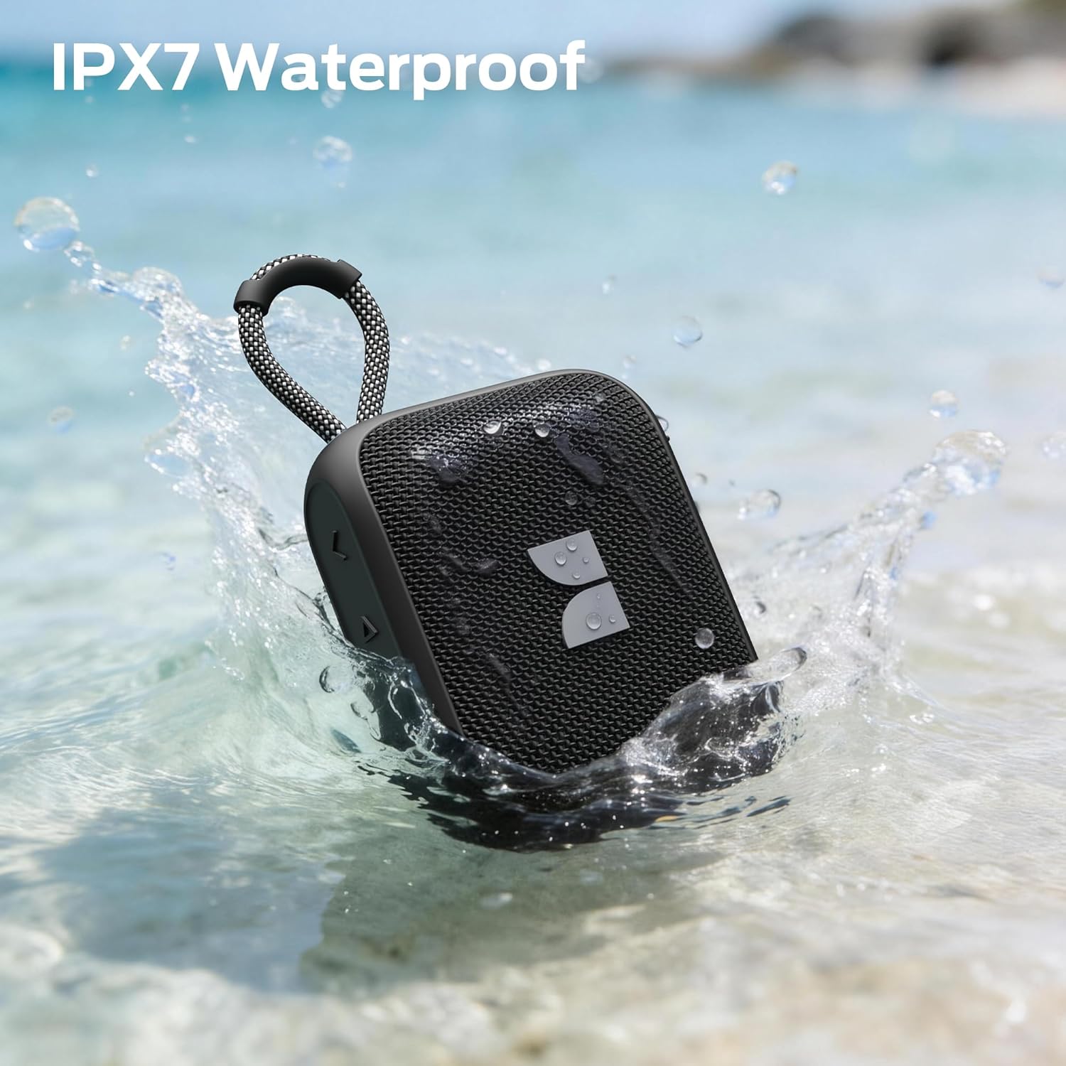 S520 Portable Speaker, IPX7 Waterproof Speakers Bluetooth Wireless, Bluetooth 6.0 Small Speaker, 12 Hours Battery