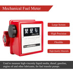 YFIXTOOL 1" Gallon Mechanical Fuel Meter,Diesel FlowMeter for Transfer Pump