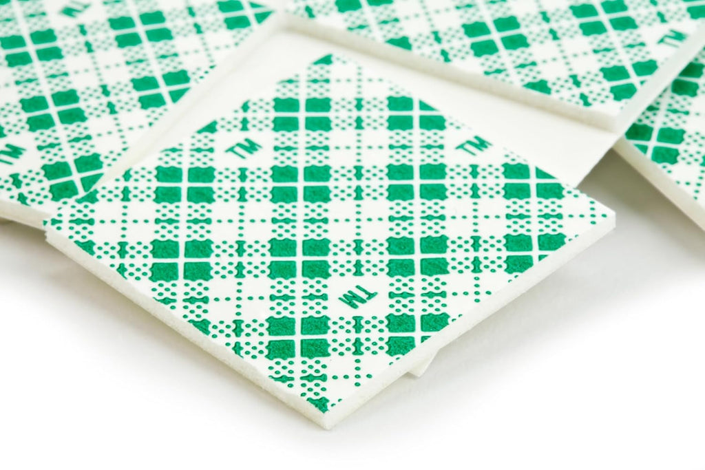 Pre-Cut Foam Mounting Squares, Heavy Duty Double-Sided Tape, 1-Inch Squares, 16 Count (Pack of 4, 64 Squares Total)