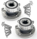Pair 513253 FWD/AWD Front Wheel Bearing Hub Assembly Compatible with Audi A3 Q3 TT, Hub Bearing for VW Beetle CC EOS Golf GTI Jetta City Passat 06-22, R32 Rabbit 06-09, for Tiguan 09-17, 5 Lug w/ABS