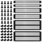 6 Pcs 1 U, 2 U, 4 U Blank Panel Metal Rack Mount