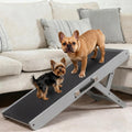 Dog Ramp for Couch – Non-Slip, Sturdy Build Foldable Wooden Dog Ramp – Supports up to 200 lbs – 7 Adjustable Heights