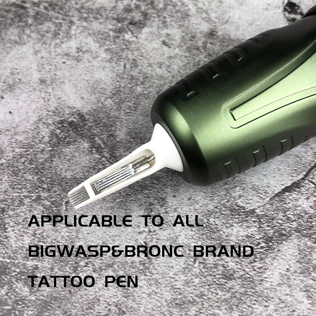 20Pcs Disposable 15RM 1015RM Tattoo Needle Cartridges Curved Magnum