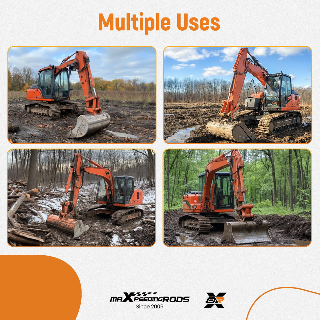 maXpeedingrods 2Pcs U35 Excavator Quick Attach Bucket Ears for Kubota