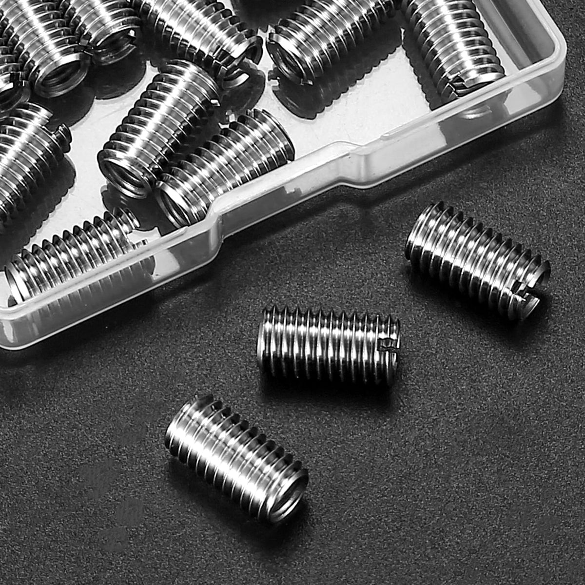 20 Pcs Thread Reducing Nuts M8 to M6 Screw Sleeve Adapter Kit