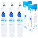 3x Replacement for KitchenAid KSRP25FNSS00 Refrigerator Water Filter