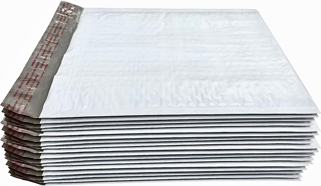 Poly Bubble Mailers – Bulk Padded Self-Seal #2 Envelopes (8.5" x 12") - Bubble Lined Shipping Envelopes - Industrial