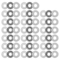 uxcell 20pcs AXK1024 Thrust Needle Roller Bearings with Washers 10mm Bore