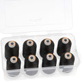 8 Spools Polyester Embroidery Machine Thread -8xBlack