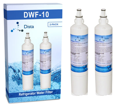 Refrigerator Water Filter (2-Pack) Compatible with LT600P, LG 5231JA2006A, LG 5231JA2006B, Kenmore 46-9990