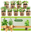 Gift for Women, Mom, Her – 9 Herb Indoor Window Garden Kit | Complete Herb Seeds Starter Set with Pots, Soil, Tools &