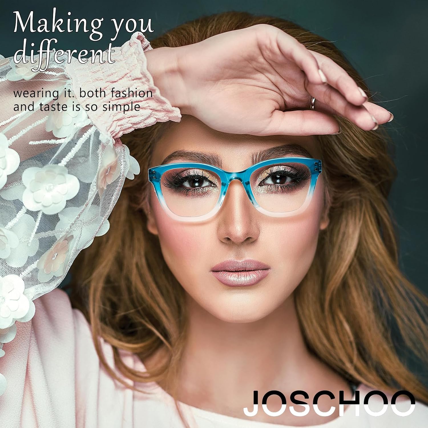 Reading Glasses Blue Light Blocking Readers Spring Hinge Glasses for Reading for Men and Women
