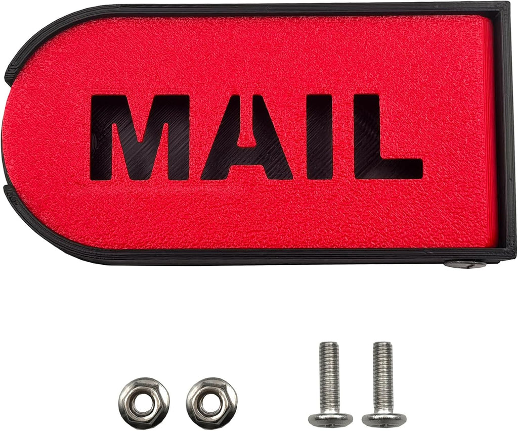 Azxhiralate Mailbox Flag, Plastic Mailbox Flag Replacement Kit, Upgraded Design Mail Box Door Replacement for All