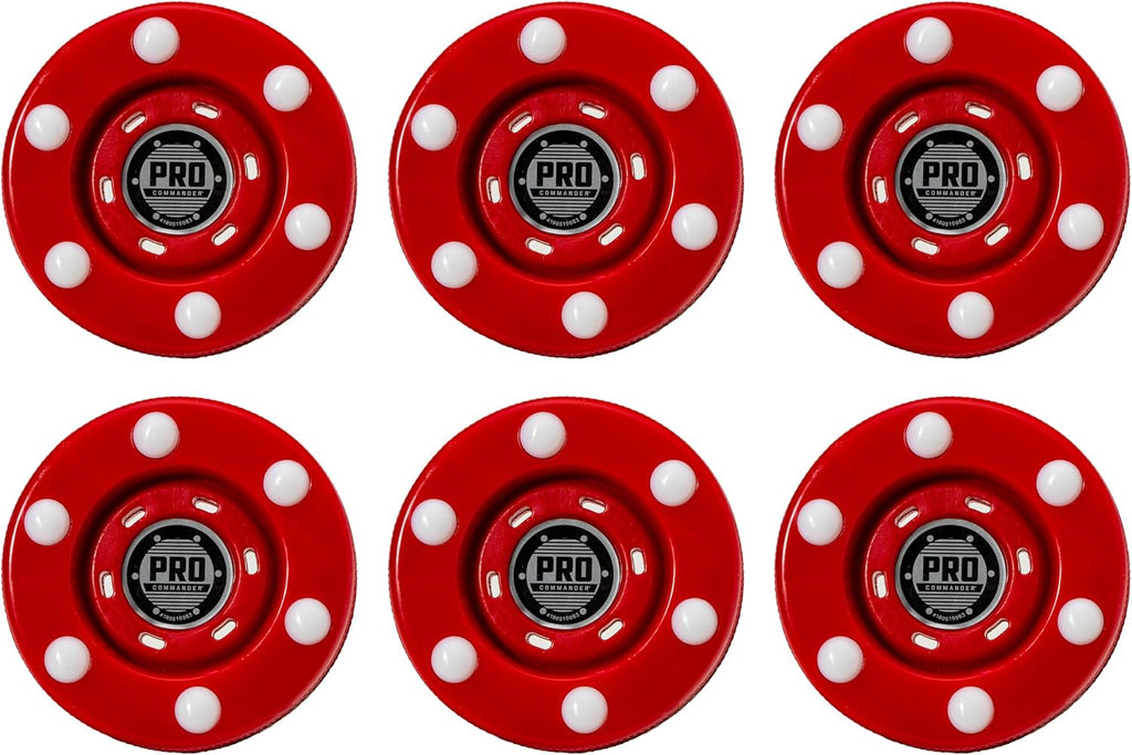 Franklin Sports NHL Street Roller Hockey Pucks - Pro Commander Outdoor Roller Hockey Pucks for Practice + Training