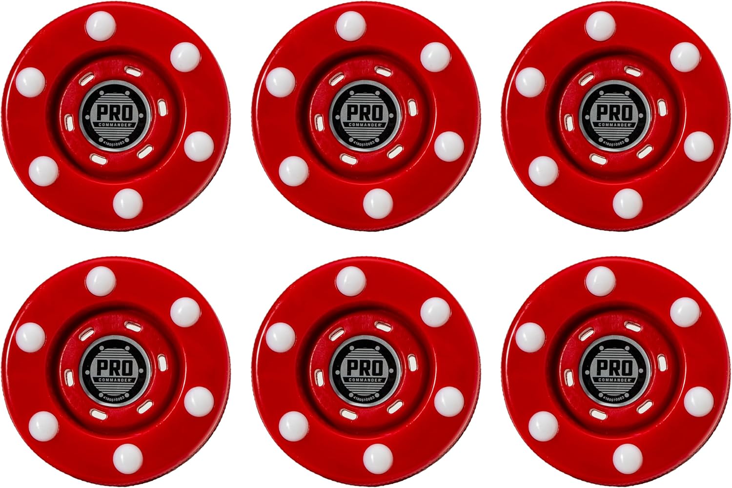 Franklin Sports NHL Street Roller Hockey Pucks - Pro Commander Outdoor Roller Hockey Pucks for Practice + Training