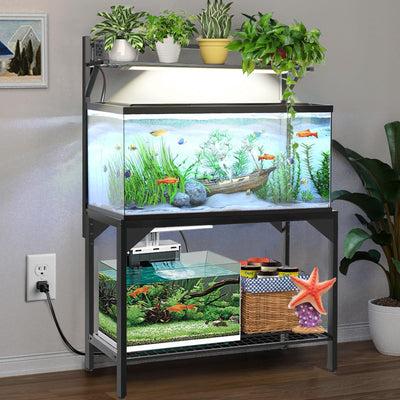 40 Gallon Fish Tank Stand – Aquarium Stand with Power Outlets