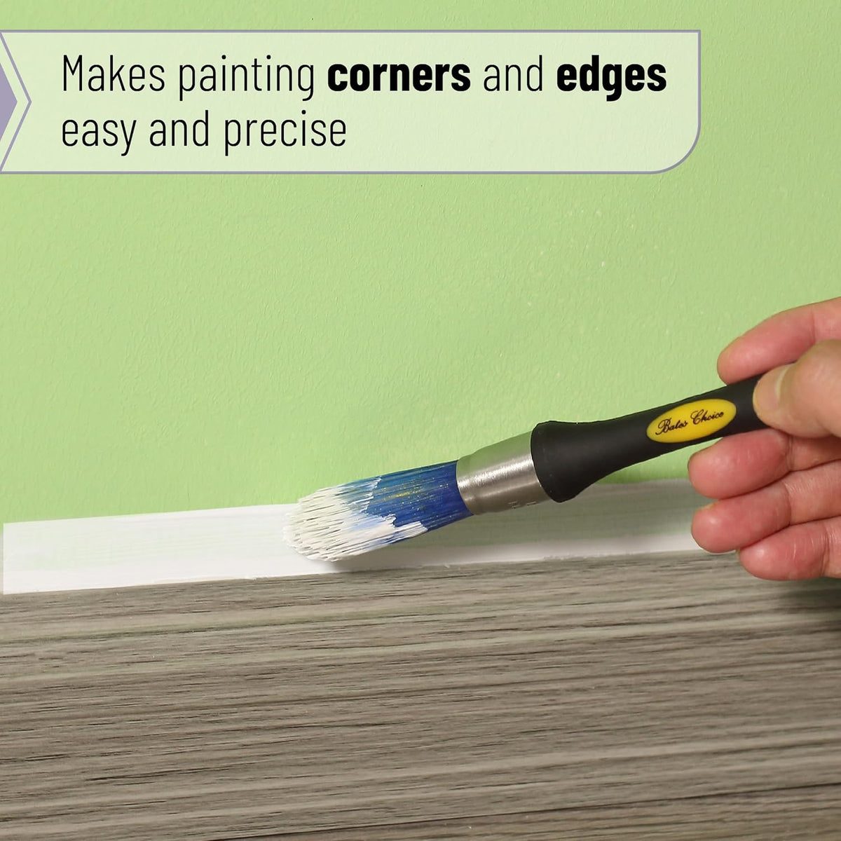 Bates- Trim Paint Brush, 3 pcs, 5/8”, 3/4” and 1”