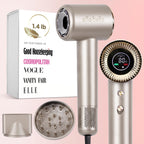 Compact Plasma Hair Dryer, Digital Display, Rapid Drying, Quiet