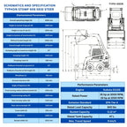 STOMP 509 Mini Skid Steer Loader – Kubota D1105 Diesel Engine, 3100 lbs, Compact High-Performance Skid Steer for