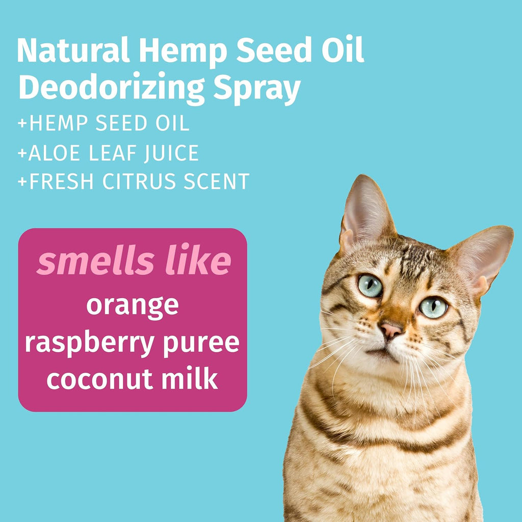 Petz, Cat Deodorizing Spray, Orange & Red Raspberry, 8.5 fl. oz.