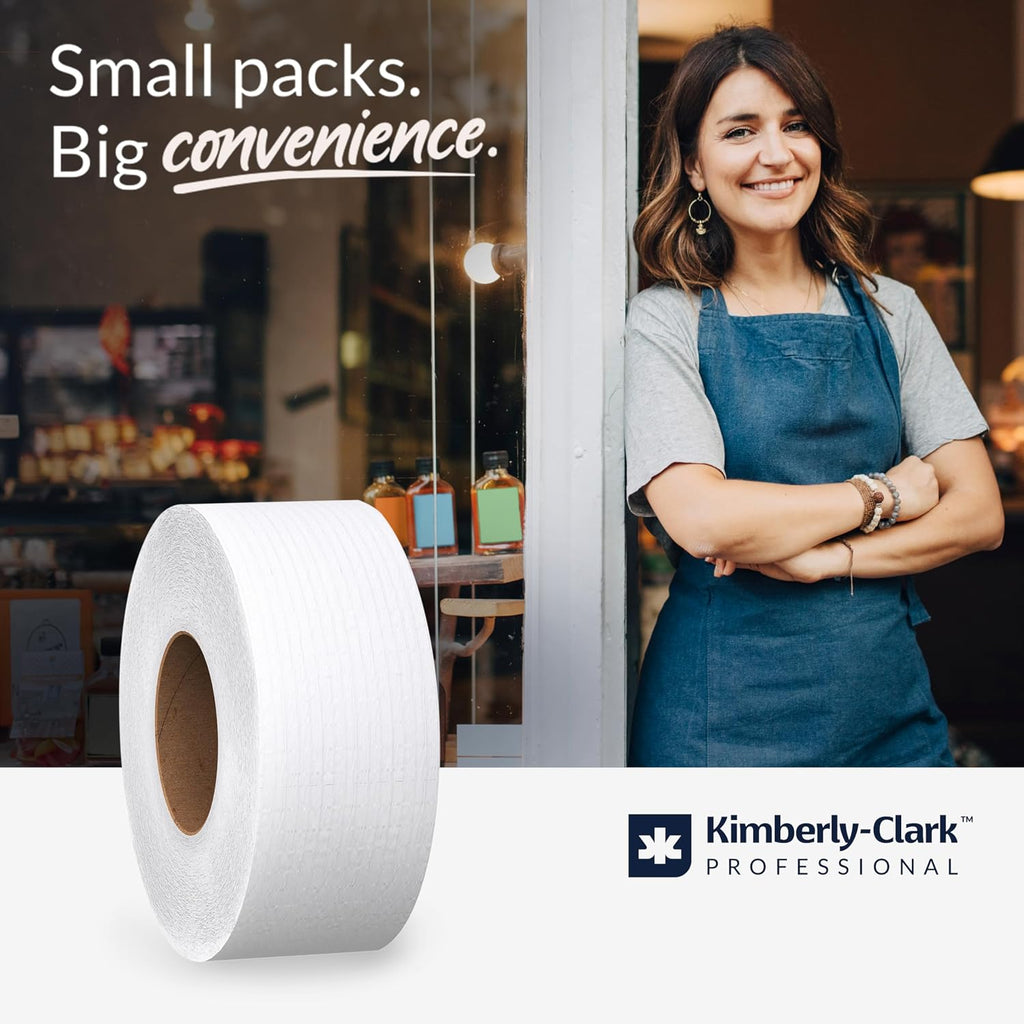 Jumbo Roll Toilet Paper, Bulk, 4 Rolls x 1000' (03148)