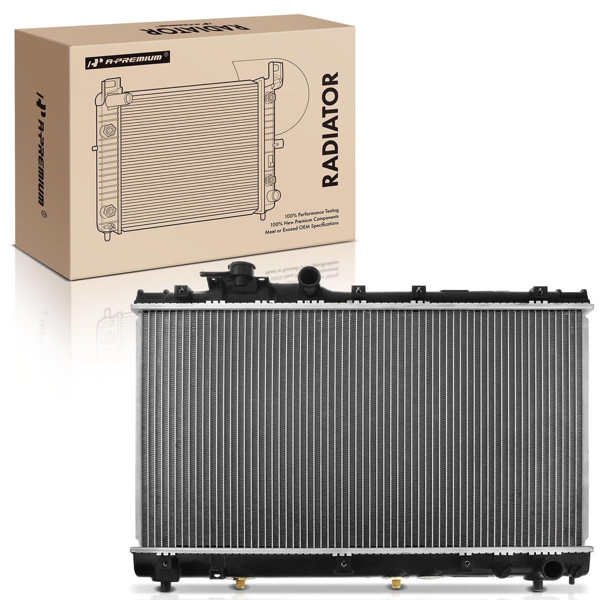 A-Premium Engine Coolant Radiator Compatible with Toyota Model