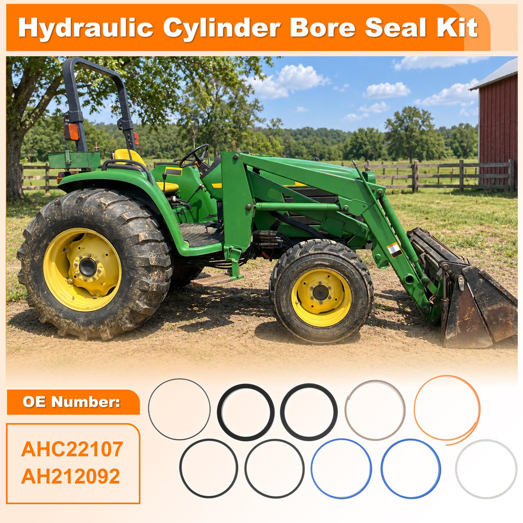 HOPESPANNER AHC22107 Hydraulic Cylinder Bore Seal Kit for John Deere