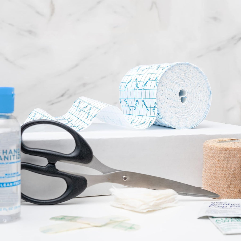 Dressing Retention Tape - 2" x 11yd, 2 Rolls Premium Non-Woven Hypoallergenic Cloth - Secure and Gentle Adhesive for