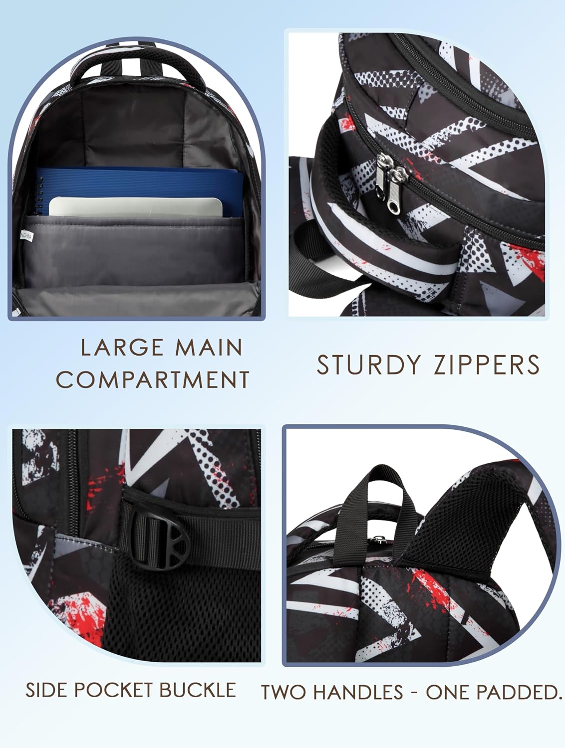 Kids Backpacks for Boys Girls 17 Inch Elementary Primary Middle School Bookbags with Laptop Compartment Back to