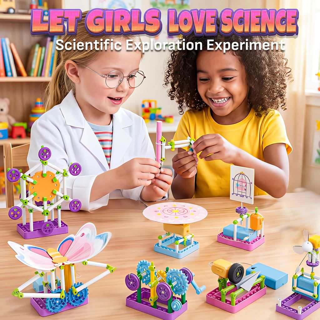 Science Kit for Girls 100+ Experiments, STEM Toys | Educational Projects, Fun Experiments, Step-by-Step Instructions